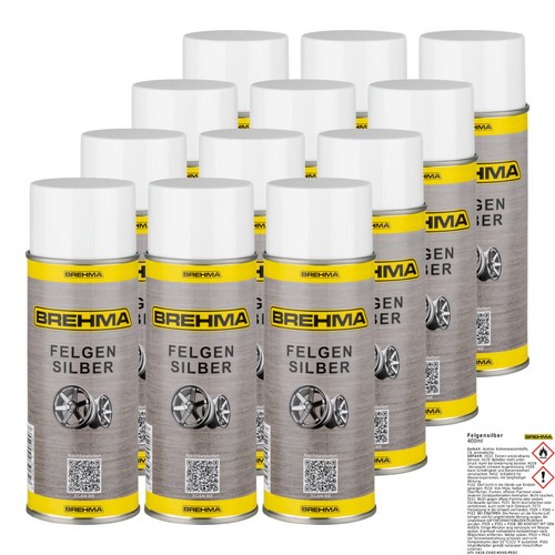 12x brehma felgensilber - 12x,