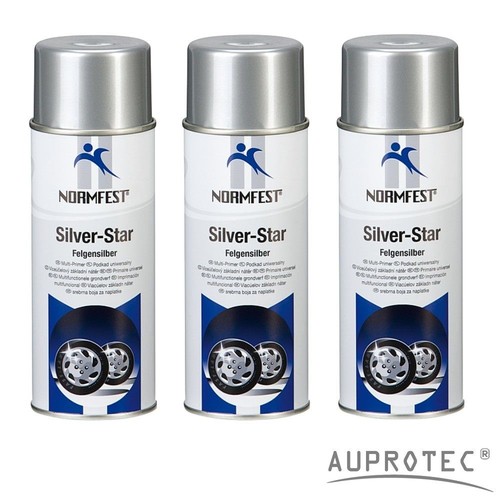 400ml felgenlack silber - 3x,
