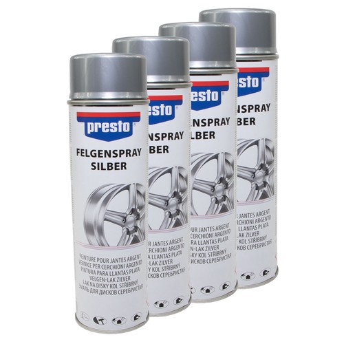 Presto felgensilber 500 ml - felgensilber, 4x