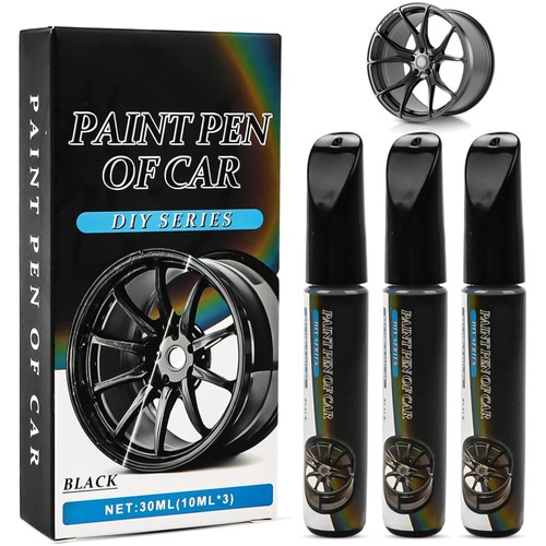 3er set lackstift schwarz - 3er,