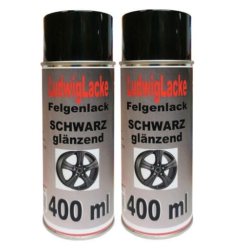 Felgenlack schwarz - 2,