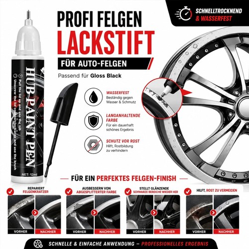 Auto felgen lackstift schwarz - auto,